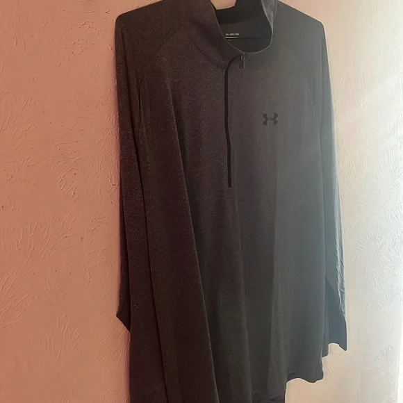 Underarmor 4XL light ouster zip dry fit pull over Big and tall - Picture 4 of 5